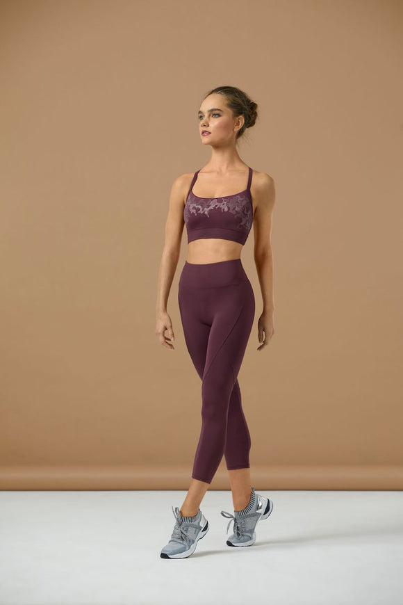 Bloch Polina Mesh Mirage Print Crop Top Z9347