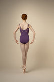 

	Scoop Neck Camisole with Back Mesh Cutouts

