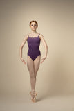 

	Scoop Neck Camisole with Back Mesh Cutouts

