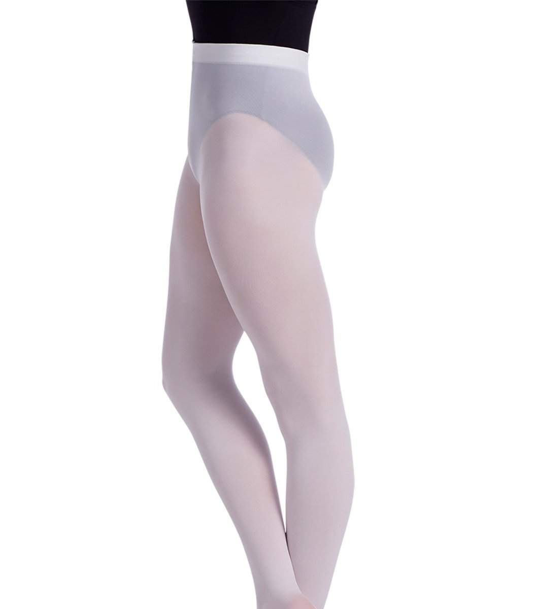 White Dotted Footless Tights for All Women -  Canada